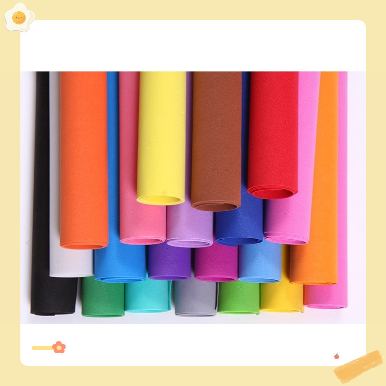 Mút xốp eva làm đồ dùng thủ công mầm non khổ 46x130cm dày 5mm