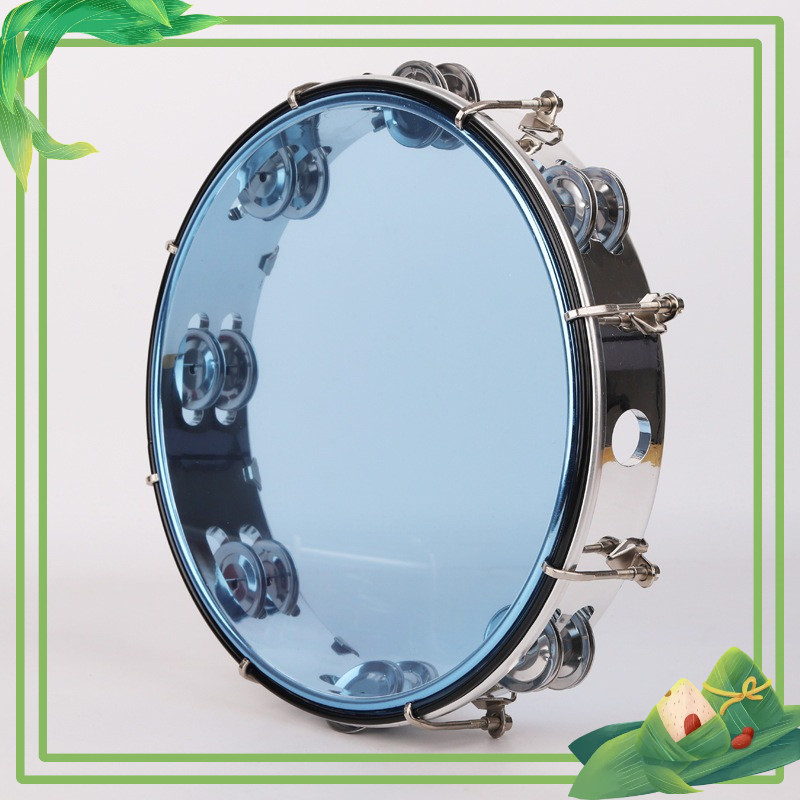 Trống Gõ Bo 28cm Tambourine LẮC TAY VUI NHỘN, ÂM THANH SÔI ĐỘNG