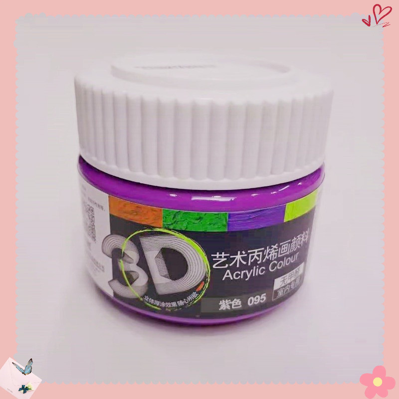 Màu acrylic 3D 300ml , màu vẽ mỹ thuật trên vải mọi chất liệu