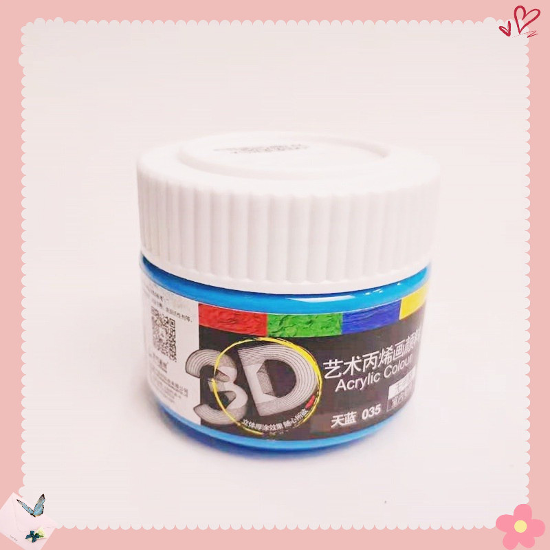 Màu acrylic 3D 300ml , màu vẽ mỹ thuật trên vải mọi chất liệu
