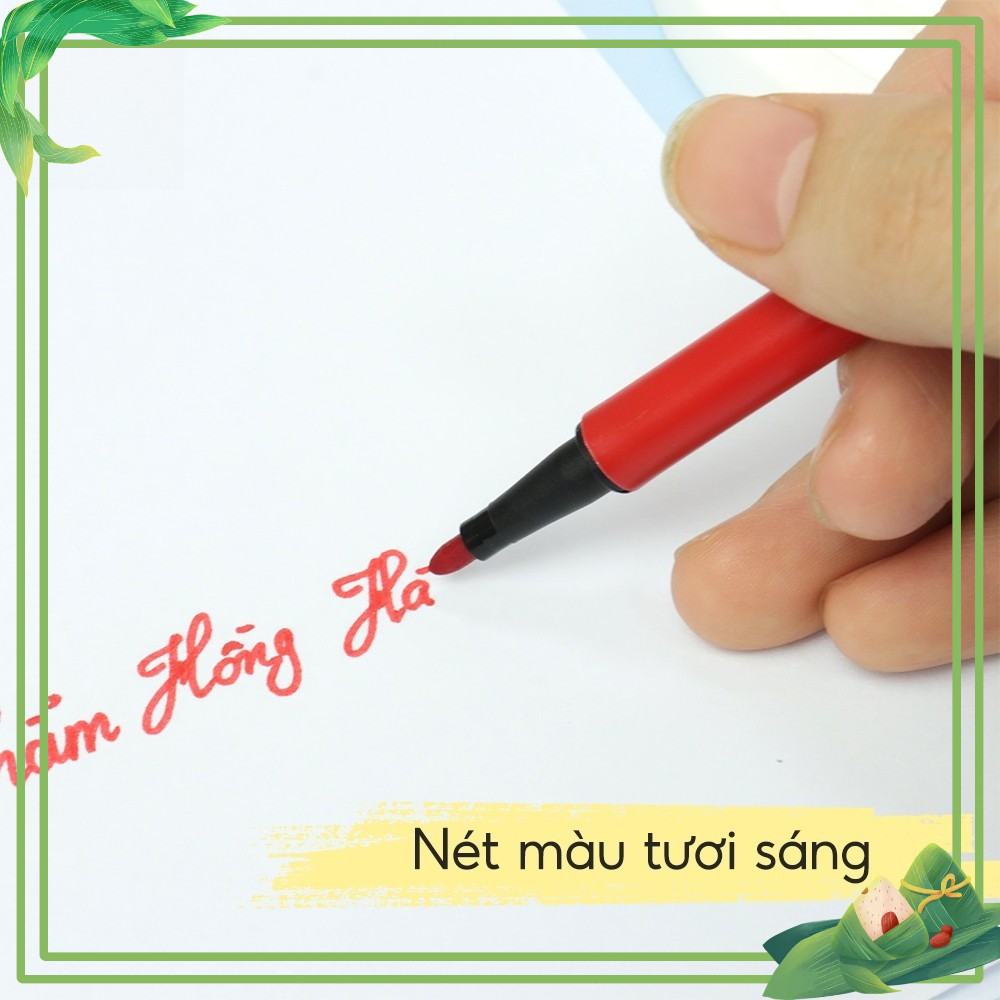 Bút lông màu Hồng Hà bút lông màu vẽ làm quà tặng Minions (12/18/24 màu) - 8121/8122/8123
