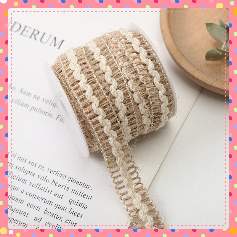 Dây gai  bện nghệ thuật handmade đóng gói quà tặng hoa trang trí nơ ruy băng làm thủ công