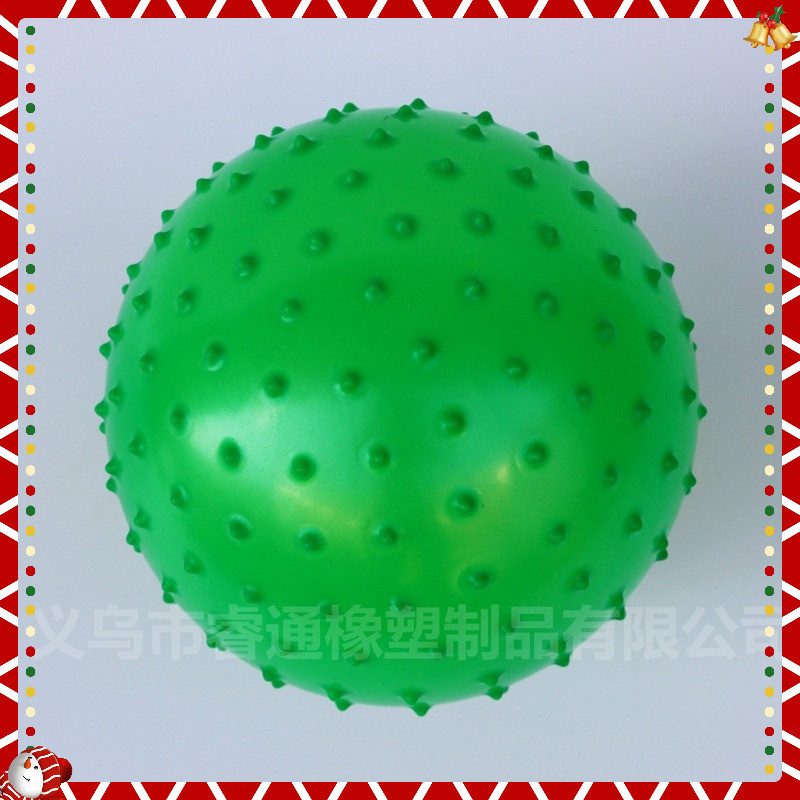 Bóng bơm hơi cao su loại gai size 22 cm