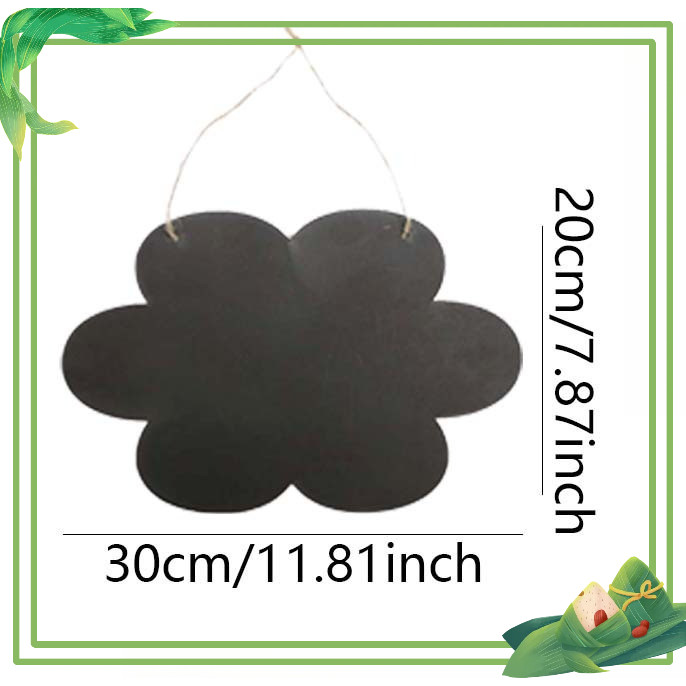 Bảng đen Steam treo tường bằng gỗ, hai mặt, bảng trưng bày trang trí, 30x20 cm