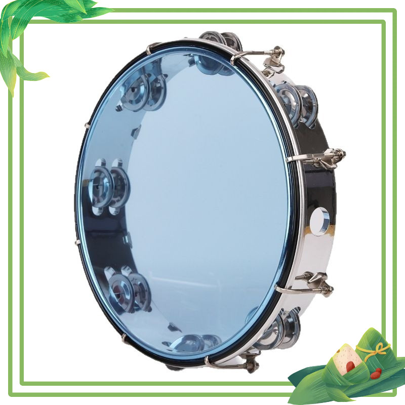 Trống Gõ Bo 28cm Tambourine LẮC TAY VUI NHỘN, ÂM THANH SÔI ĐỘNG