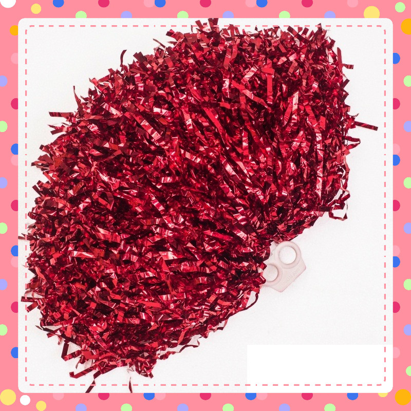 Bông tua thể dục - Bông tua cổ vũ loại đẹp 30cm 7 màu - Đồ dùng mầm non  ( giá 1 đôi )