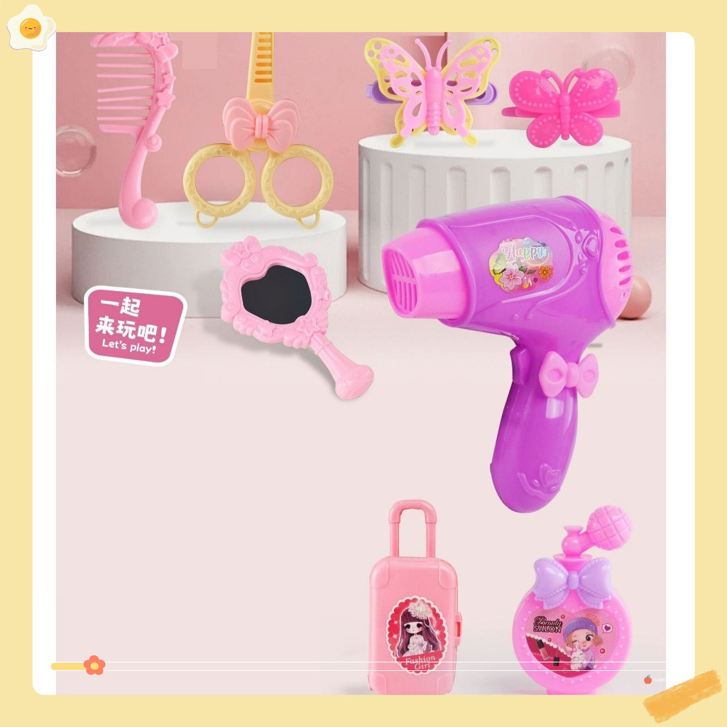 Đồ chơi trang điểm hồng cho bé gái, trang điểm trẻ em ,đồ chơi makeup trẻ em