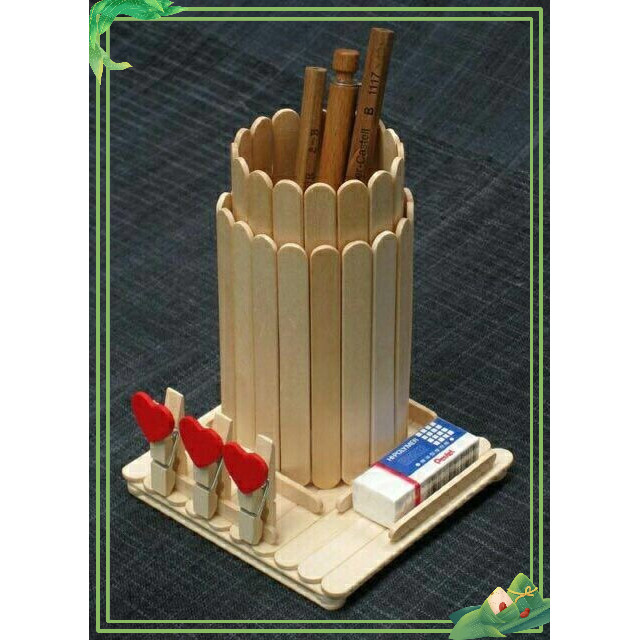 Que kem gỗ dẹt làm đồ thủ công handmade, đồ giáo dục Montessori