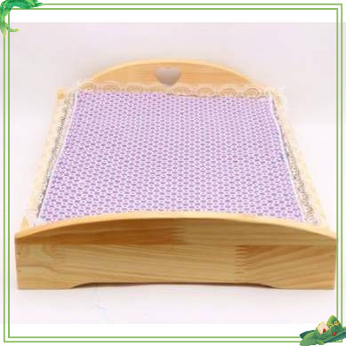 Giường búp bê bằng gỗ có đệm đồ chơi mầm non theo thông tư 02 ( Hàng Việt nam)