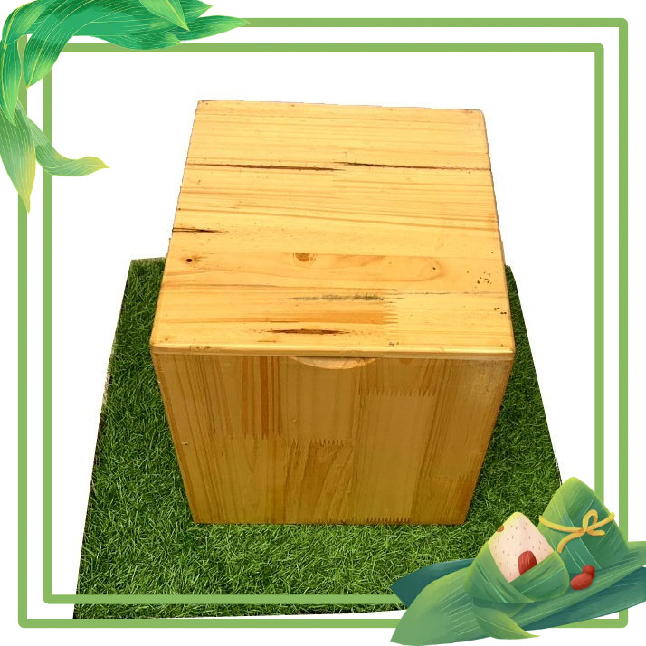 Bục bật sâu bằng gỗ thông tự nhiên  mầm non đồ dùng mầm non( theo TT02 của BGD)