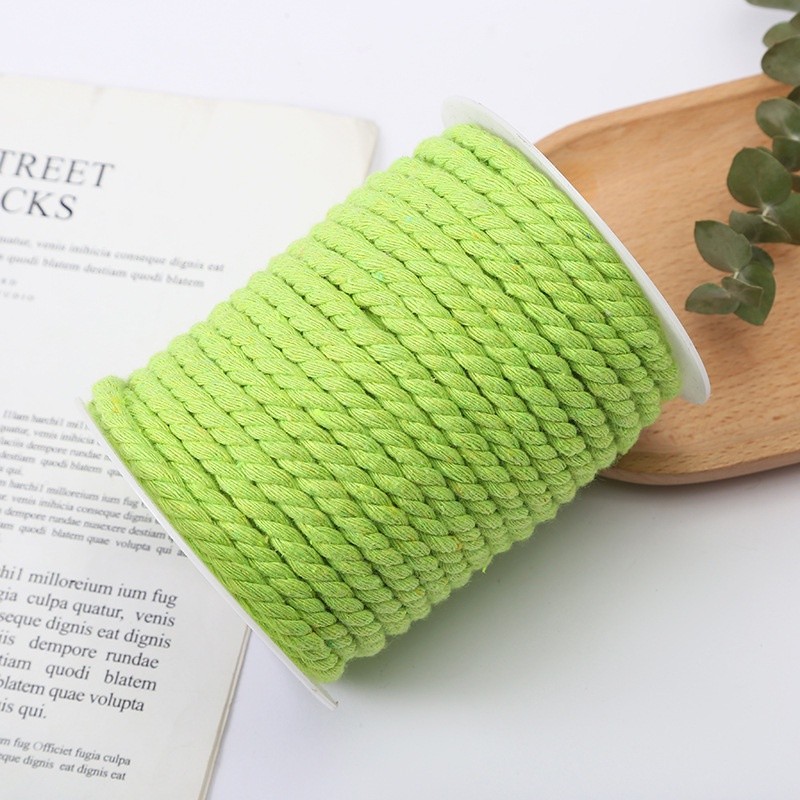 Dây thừng màu 5mm x 25 mét làm thủ công trang trí, handmade, decor, dây treo kệ mầm non