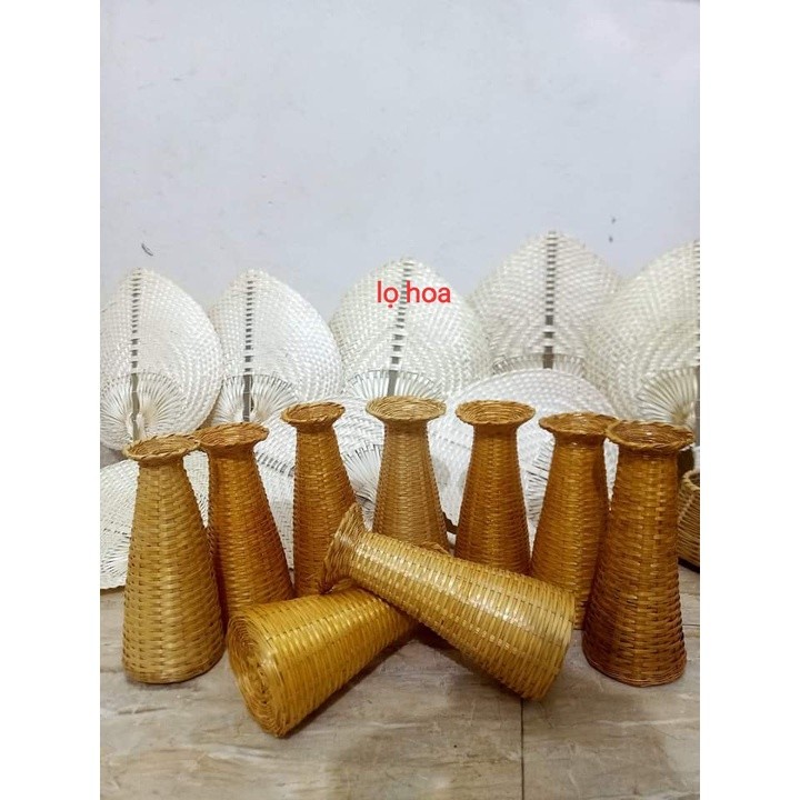 Đồ mây tre đan thủ công trang trí góc STEAM deco chợ quê  mầm non - tiểu học
