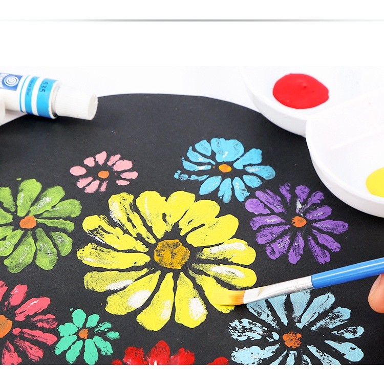 Set 10 chổi cọ tập vẽ trẻ em nghệ thuật graffiti trẻ em