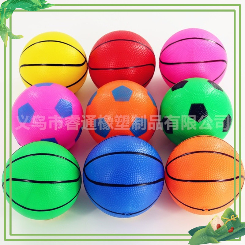 Bóng cao su bơm hơi ĐK 20 cm bóng hơi thể dục  kèm kim bơm