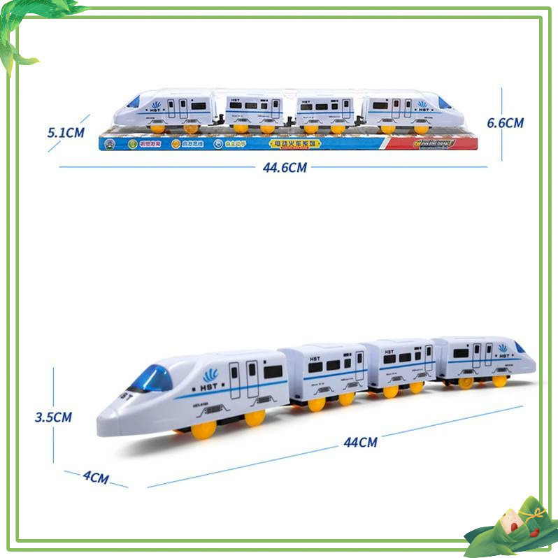 Đoàn tàu điện siêu tốc chạy bánh xe ( tặng kèm pin)