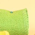 Ruy băng vải bố phụ kiện trang trí hanmade, decor  Màu sắc: Nâu vintage thủ công mầm non