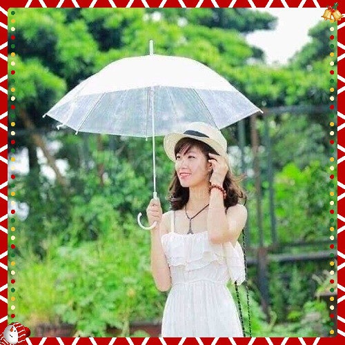 Ô Trong Suốt, Dù Trong Suốt,  Ô Trong Suốt Gấp Gọn,  - Phụ Kiện Đi Chơi, Dã Ngoại chụp ảnh