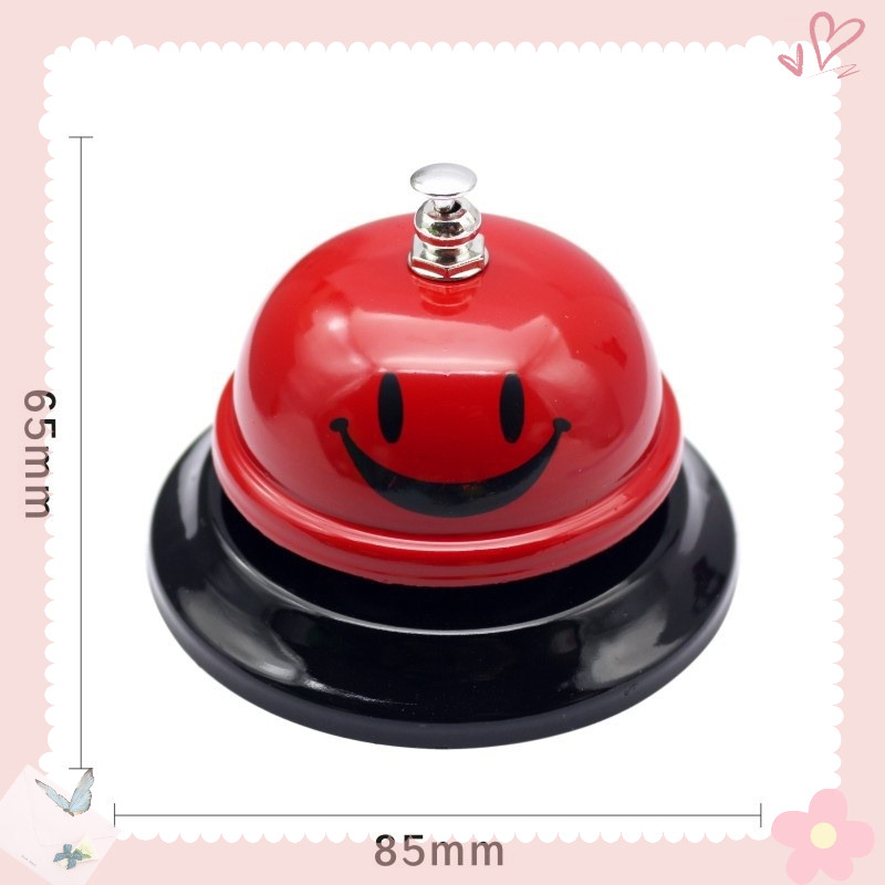 Chuông bấm nhiều màu mạ bóng chrome , chuông để bàn, chuông trò chơi, size 85mm