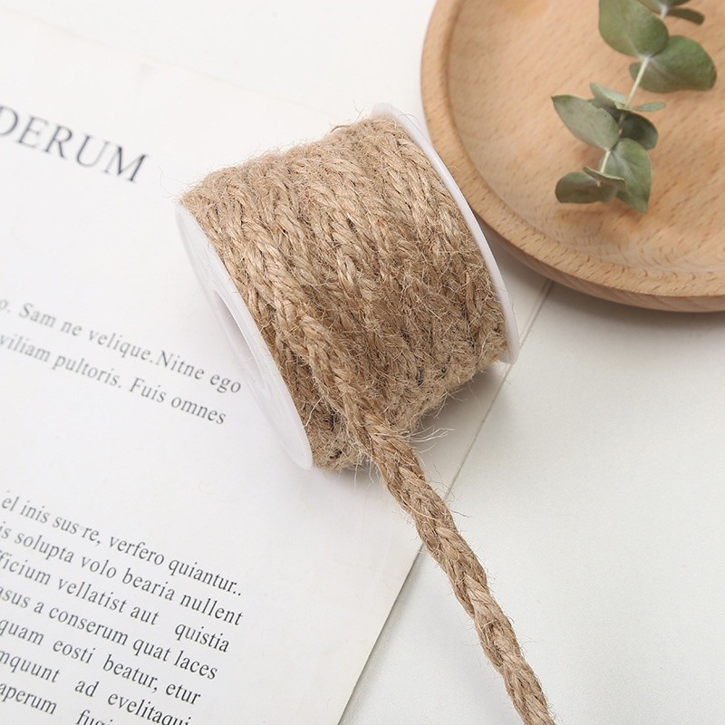 Dây gai  bện nghệ thuật handmade đóng gói quà tặng hoa trang trí nơ ruy băng làm thủ công