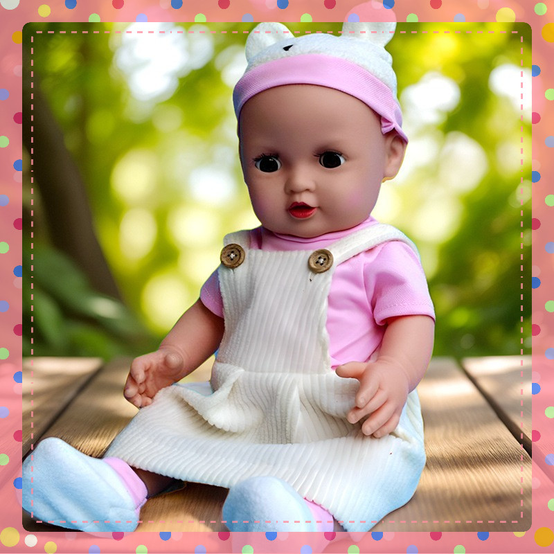 Búp Bê Silicon Mô Phỏng Em Bé Sơ Sinh - Cao 41 cm chất lượng cao an toàn
