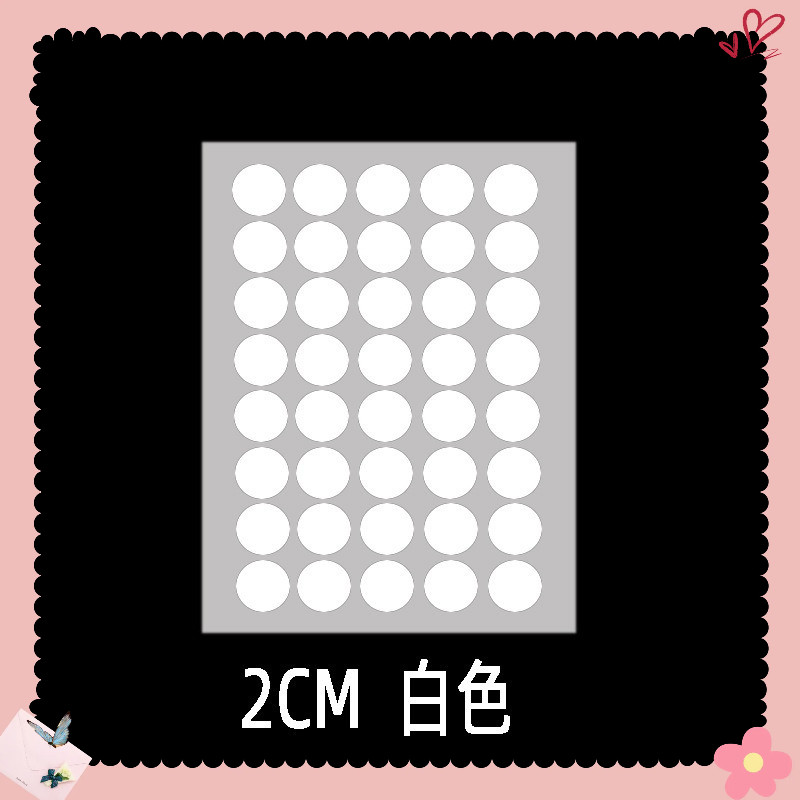 Nhám dính tròn set 50 miếng dán size 20mm tiện lợi
