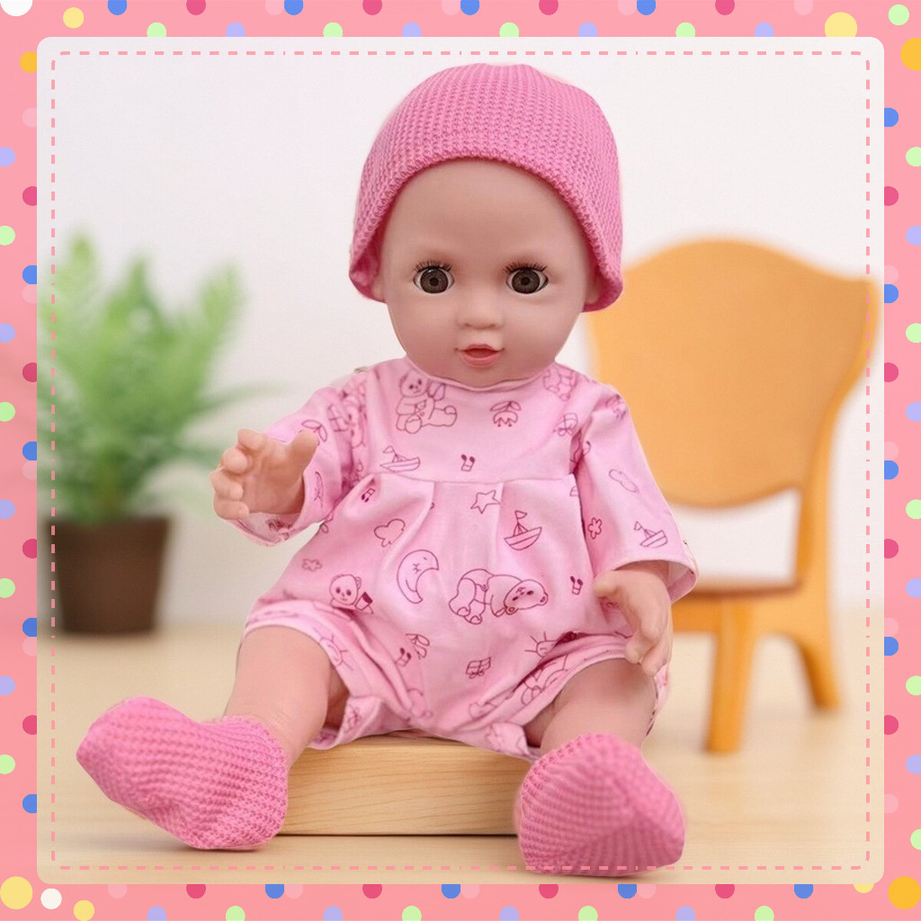 Búp Bê Silicon Mô Phỏng Em Bé Sơ Sinh - Cao 41 cm chất lượng cao an toàn