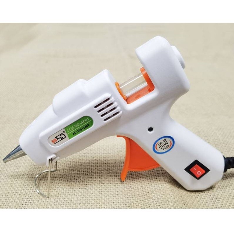 Súng  keo trắng 601 SD-A 20W gắn keo nến bé 7mm Hàng loại I