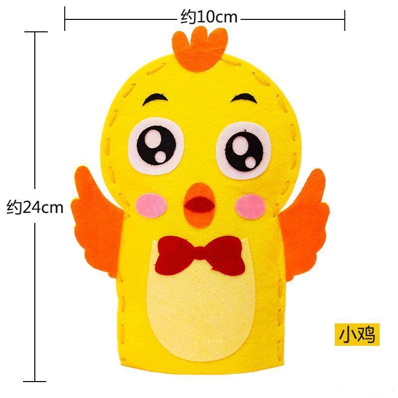Rối  kể chuyện Con Rối Bàn Tay Hình Động Vật Cho Bé làm thủ công - MẦM NON