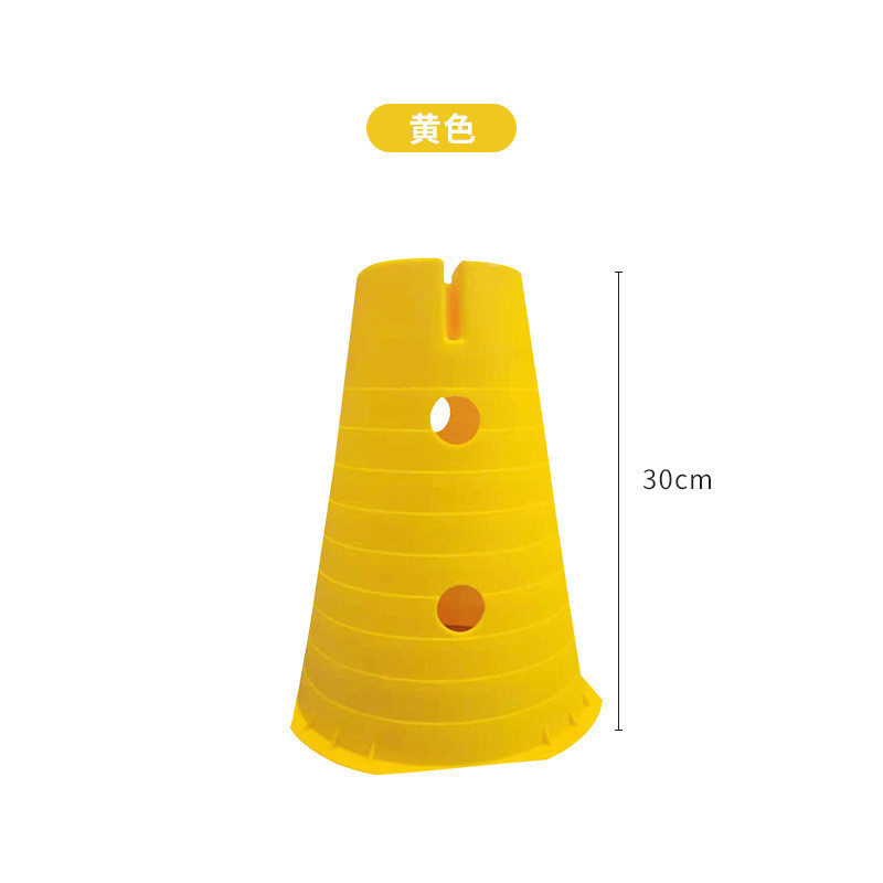 Set bộ 8 chóp nón 4 gậy ( chóp cao 30cm) chóp vận động mầm non - tiểu học