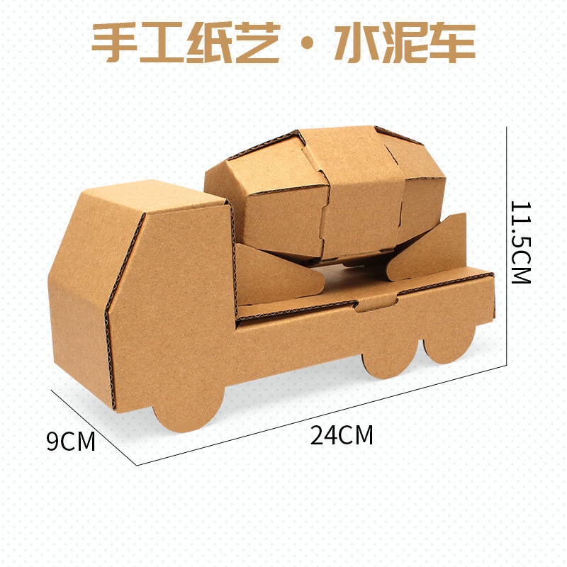 Đồ chơi mô hình giấy bìa catton làm thủ công Steam mầm non - Tiều học