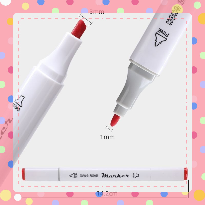 [Set 12 - 24- 36 - 48 Màu] Bút Sơn 2 đầu Acrylic Marker  Vẽ Viết Màu DIY Trên Nhiều Chất Liệu Màu Tươi Sáng