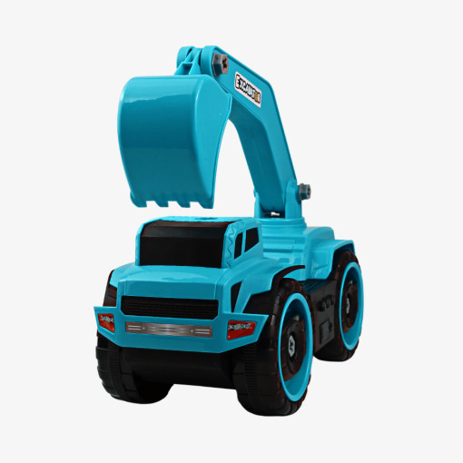 Xe múc lắp ráp thông minh đồ chơi nhựa an toàn  HT7765 ( Hàng Việt Nam)