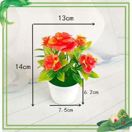 Chậu hoa hồng nhỏ chơi hoạt động góc trang trí  lớp mầm non - tiểu học