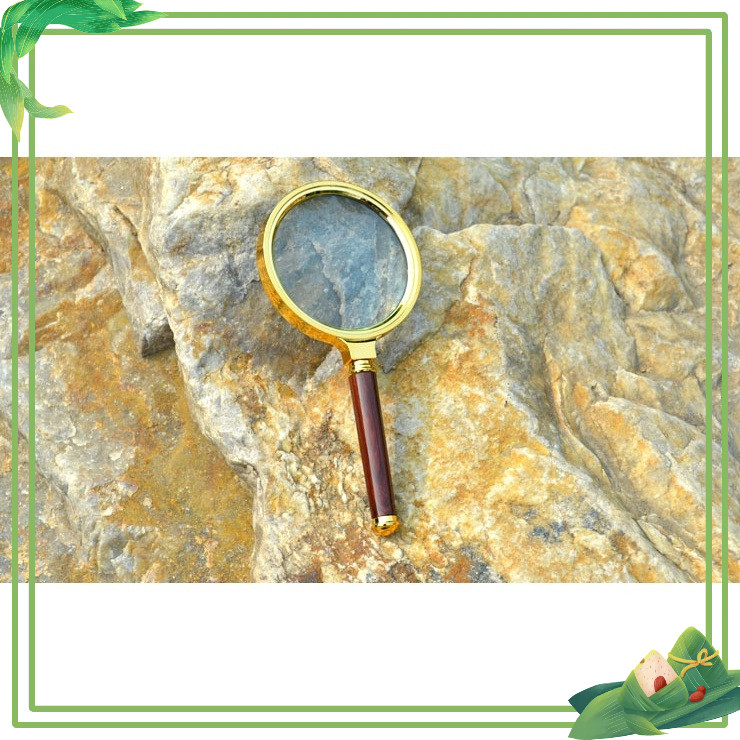 Kính Lúp Vân Gỗ Cầm Tay Đọc Sách báo Độ Phân Giải Cao 3D Magnifier MD3G