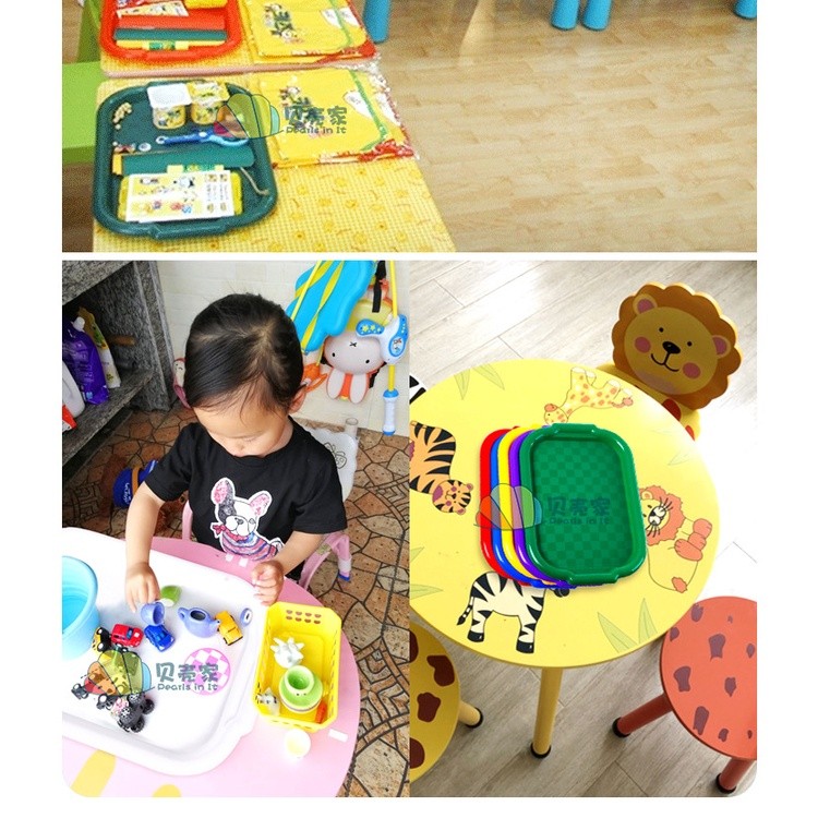 KHAY BẢNG NẶN khay đựng đồ dùng dạy MẦM NON giáo cụ Montessori
