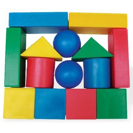 Bộ hình khối nhận biết các khối hình học mầm non theo TT02