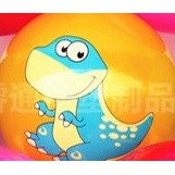 Bóng cao su bơm hơi hình khủng long Size 22 cm cao su mềm cho bé