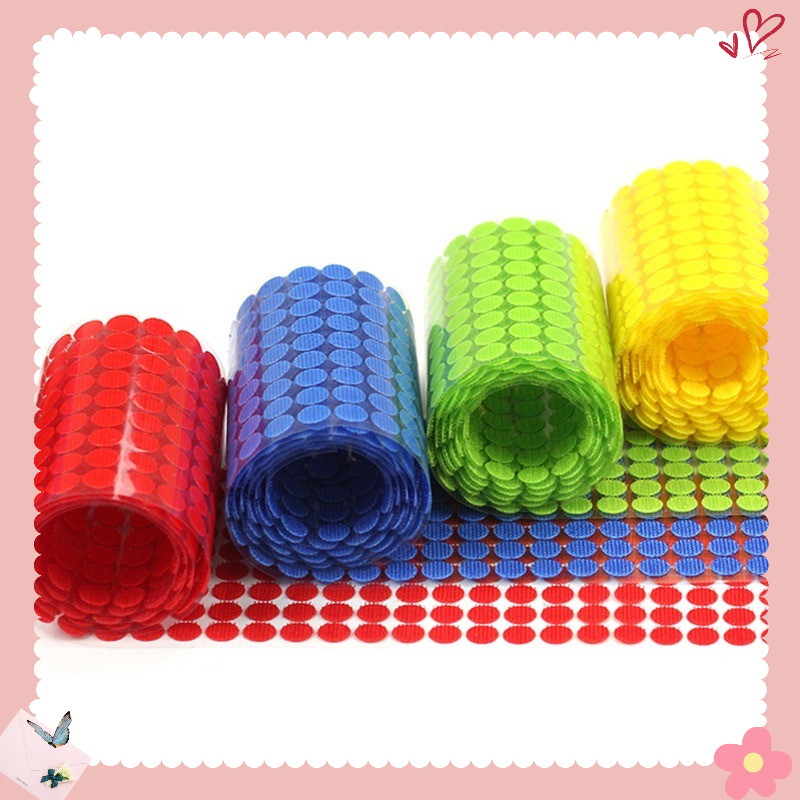 Nhám dính tròn set 50 miếng dán size 20mm tiện lợi