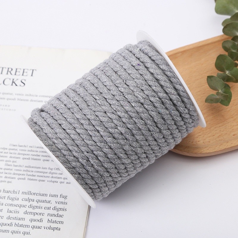 Dây thừng màu 5mm x 25 mét làm thủ công trang trí, handmade, decor, dây treo kệ mầm non