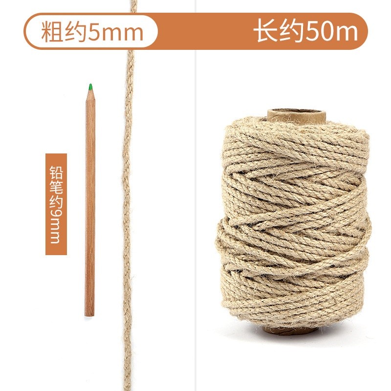 Dây thừng dây đay, dây thừng gai  làm handmade thủ công trang trí