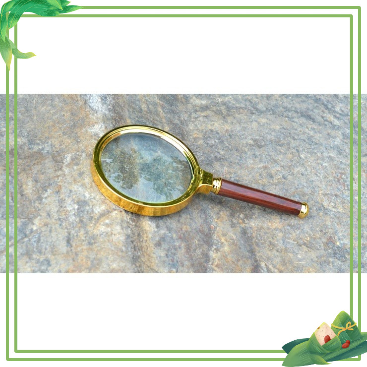 Kính Lúp Vân Gỗ Cầm Tay Đọc Sách báo Độ Phân Giải Cao 3D Magnifier MD3G