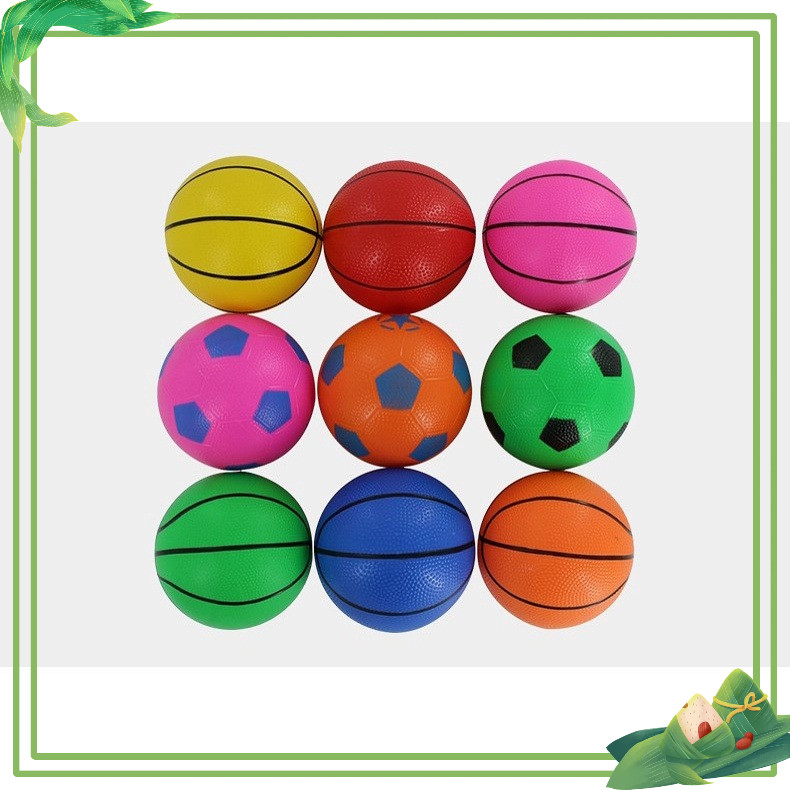 Bóng cao su bơm hơi ĐK 20 cm bóng hơi thể dục  kèm kim bơm