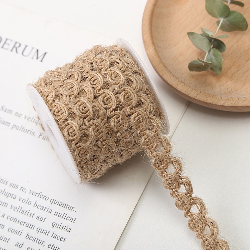 Dây gai  bện nghệ thuật handmade đóng gói quà tặng hoa trang trí nơ ruy băng làm thủ công