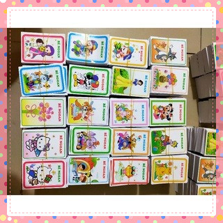 Phiếu bé ngoan khen thưởng mầm non các hình nghộ nghĩnh ( set 500 tờ)