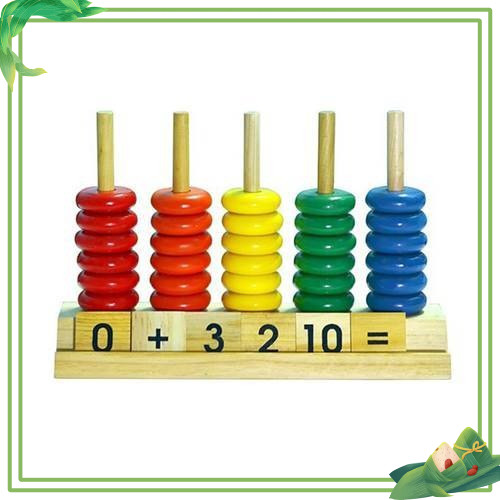 Bàn tính học đếm cho trẻ Gỗ Đồ Chơi Toán Học  ( Hàng Việt Nam)