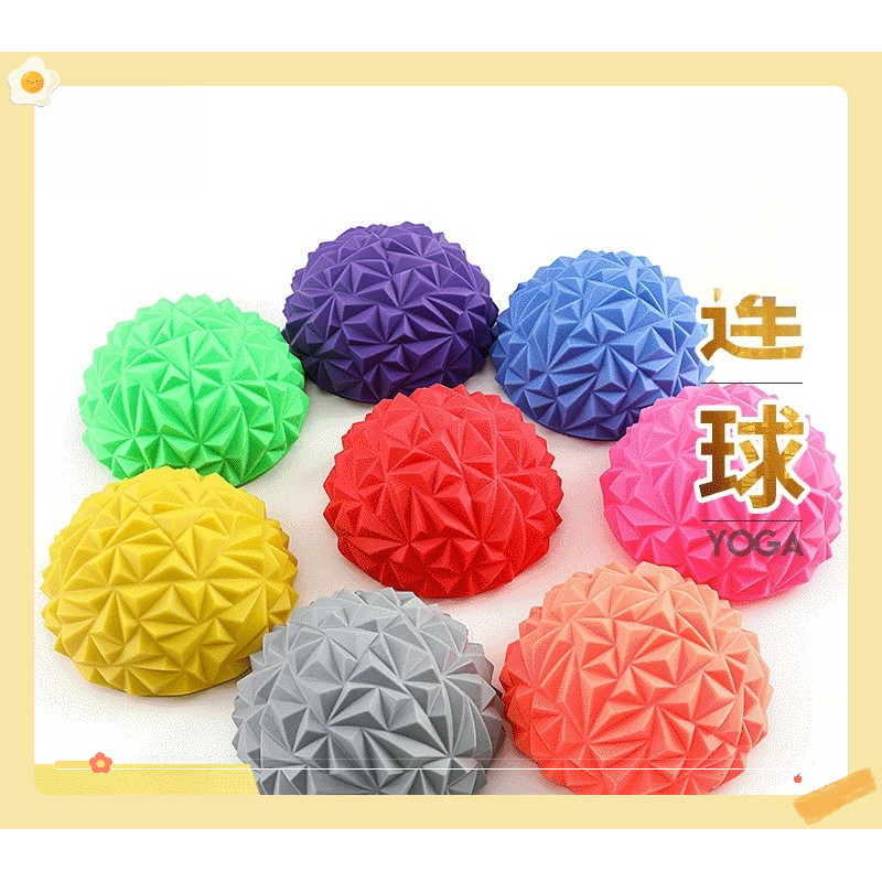Bóng Tập Yoga trẻ em cân bằng, bóng quả dứa bán cầu cao su Stepping Stones