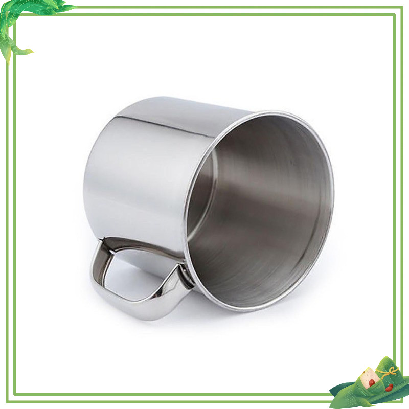 Ca uống nước inox 7cm có quai Inox 304 dùng cho trường học mầm non - tiểu học