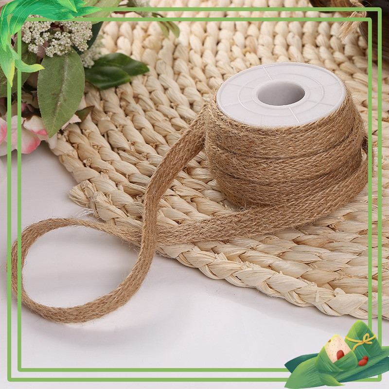 Cuộn vải lanh ren đay nghệ thuật 5 mét 1 cuộn deco trang trí làm STEAM