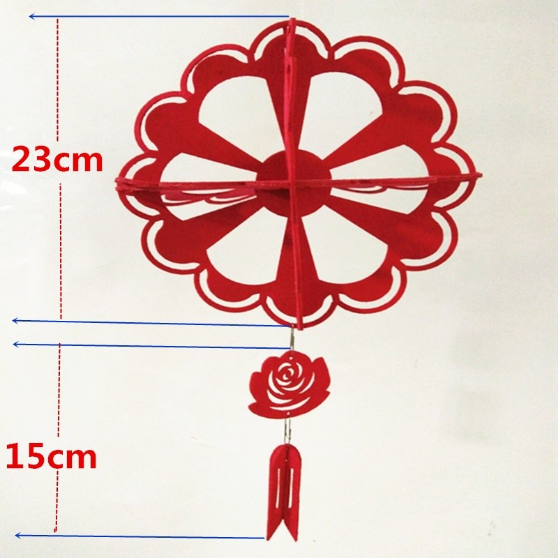 Quả cầu rỗng vải nỉ trang trí hành lang lớp học mầm non - tiểu học Size 23cm * 38cm