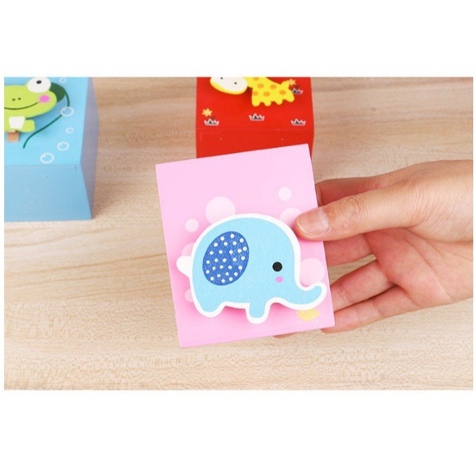 Ống cắm bút gỗ hộp đựng bút hoạt hình bằng gỗ làm quà tặng dễ thương và sáng tạo